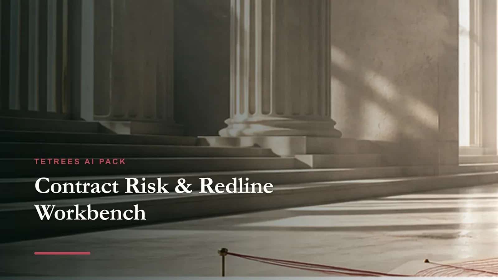 Contract Risk & Redline Workbench