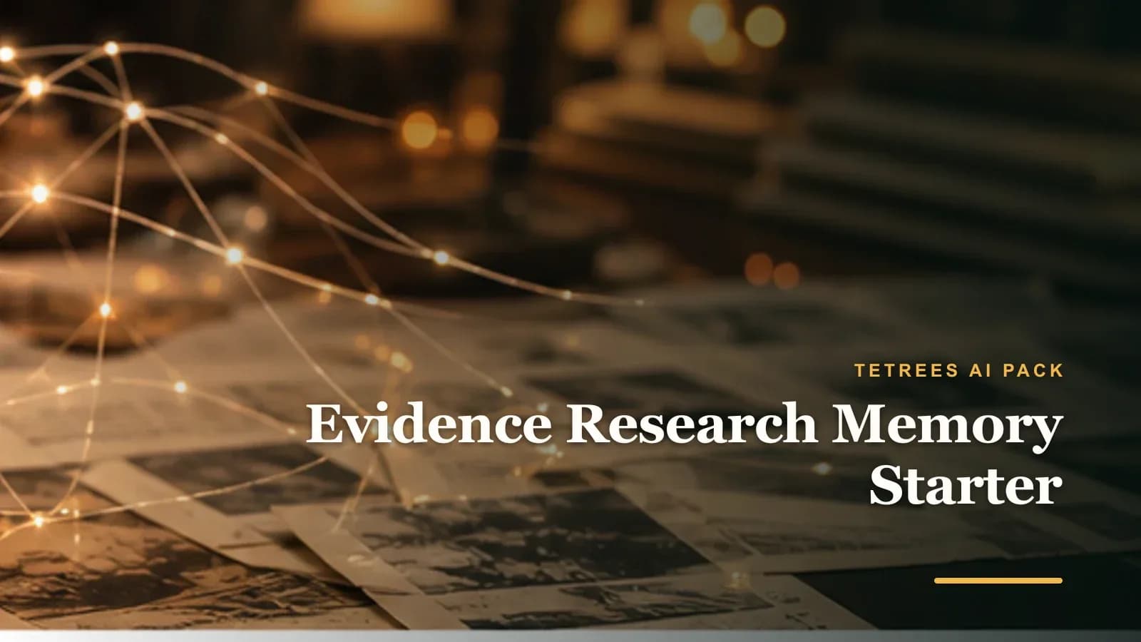 Evidence Research Memory Starter cover