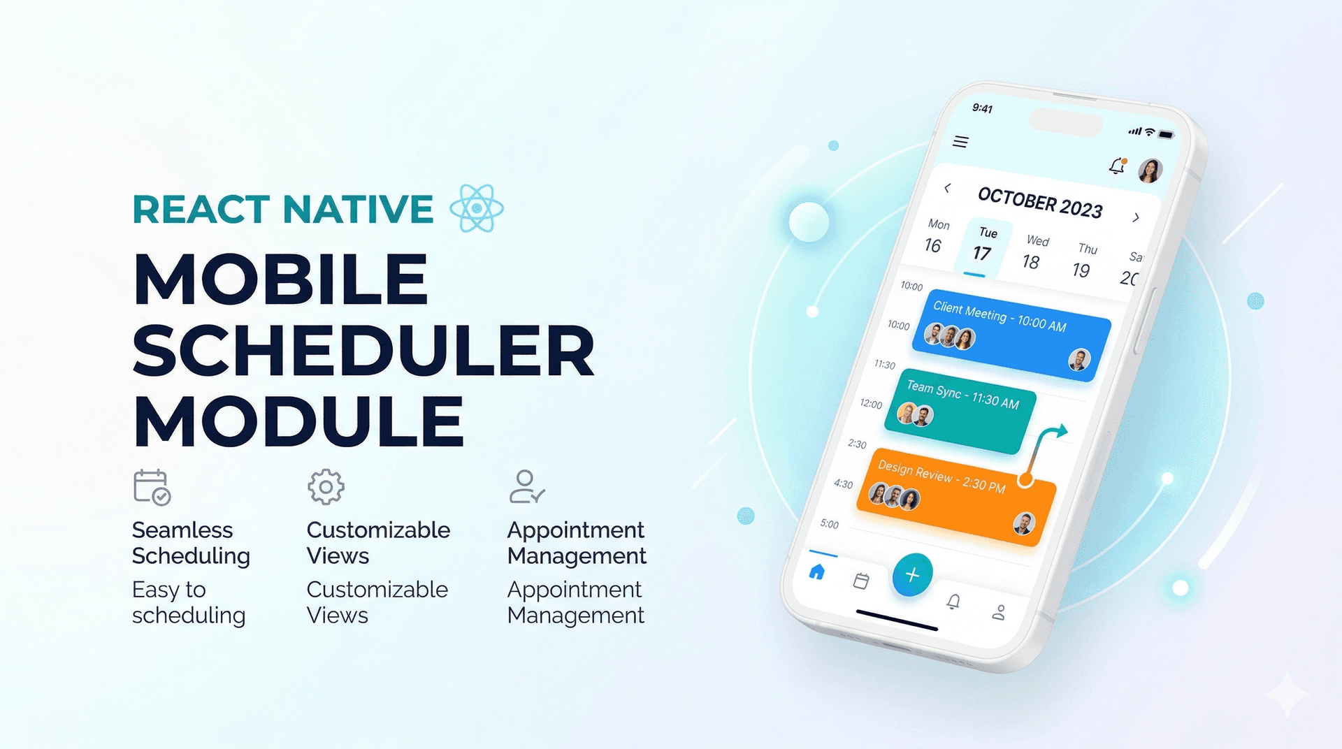 React Native Schedule&In-app Notification Module preview 1