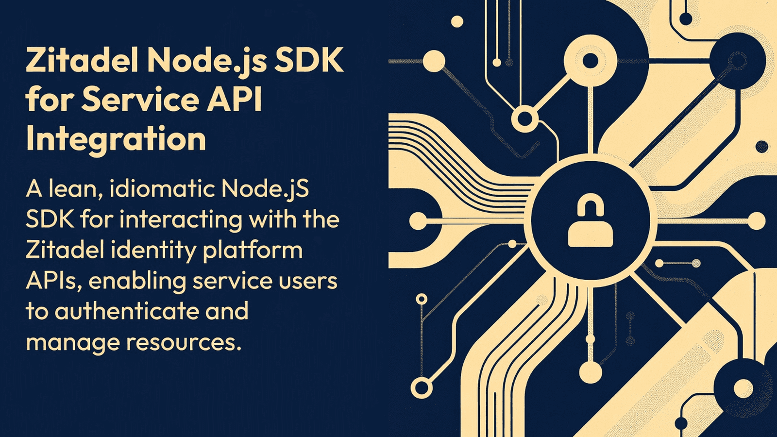 Zitadel Node.js SDK for Service API Integration