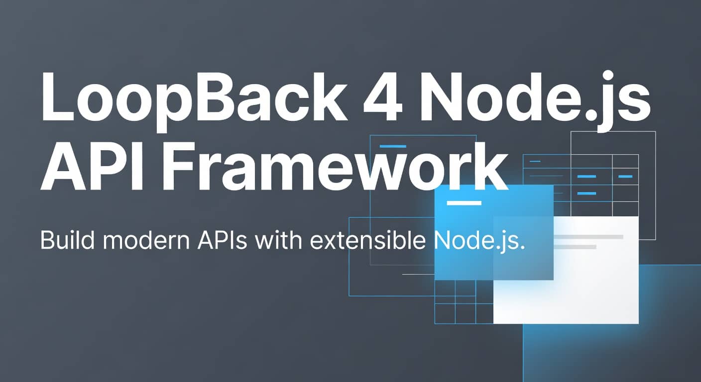 LoopBack 4 Node.js API Framework and Extensions preview 1