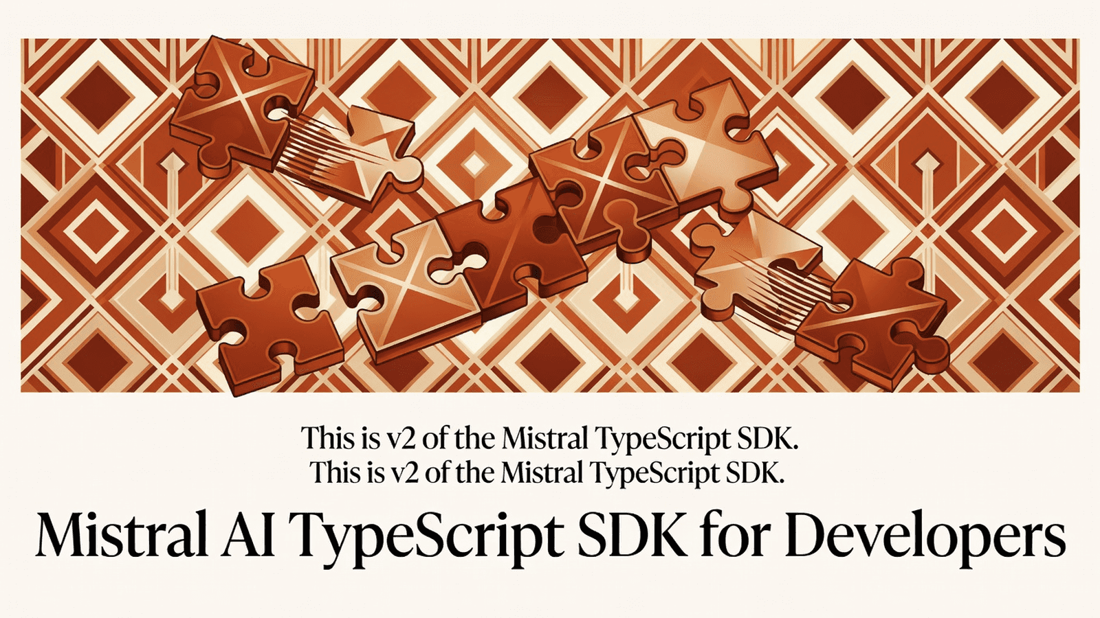 Mistral AI TypeScript SDK for Developers
