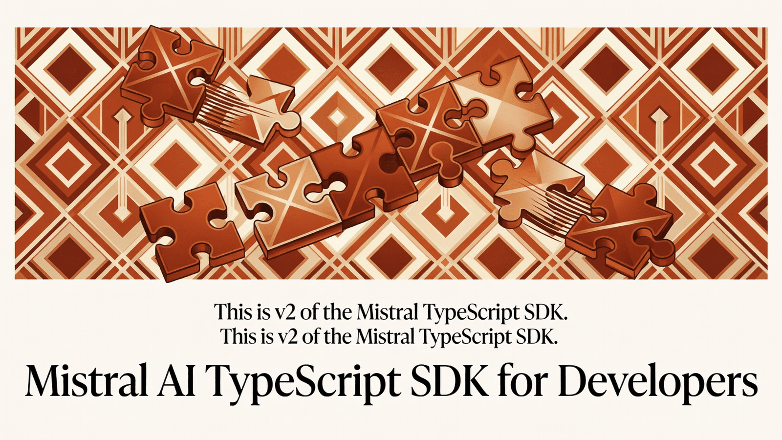 Mistral AI TypeScript SDK for Developers preview 1