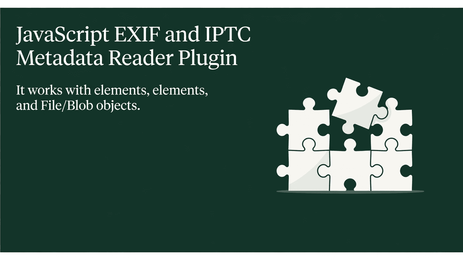JavaScript EXIF and IPTC Metadata Reader Plugin preview 1