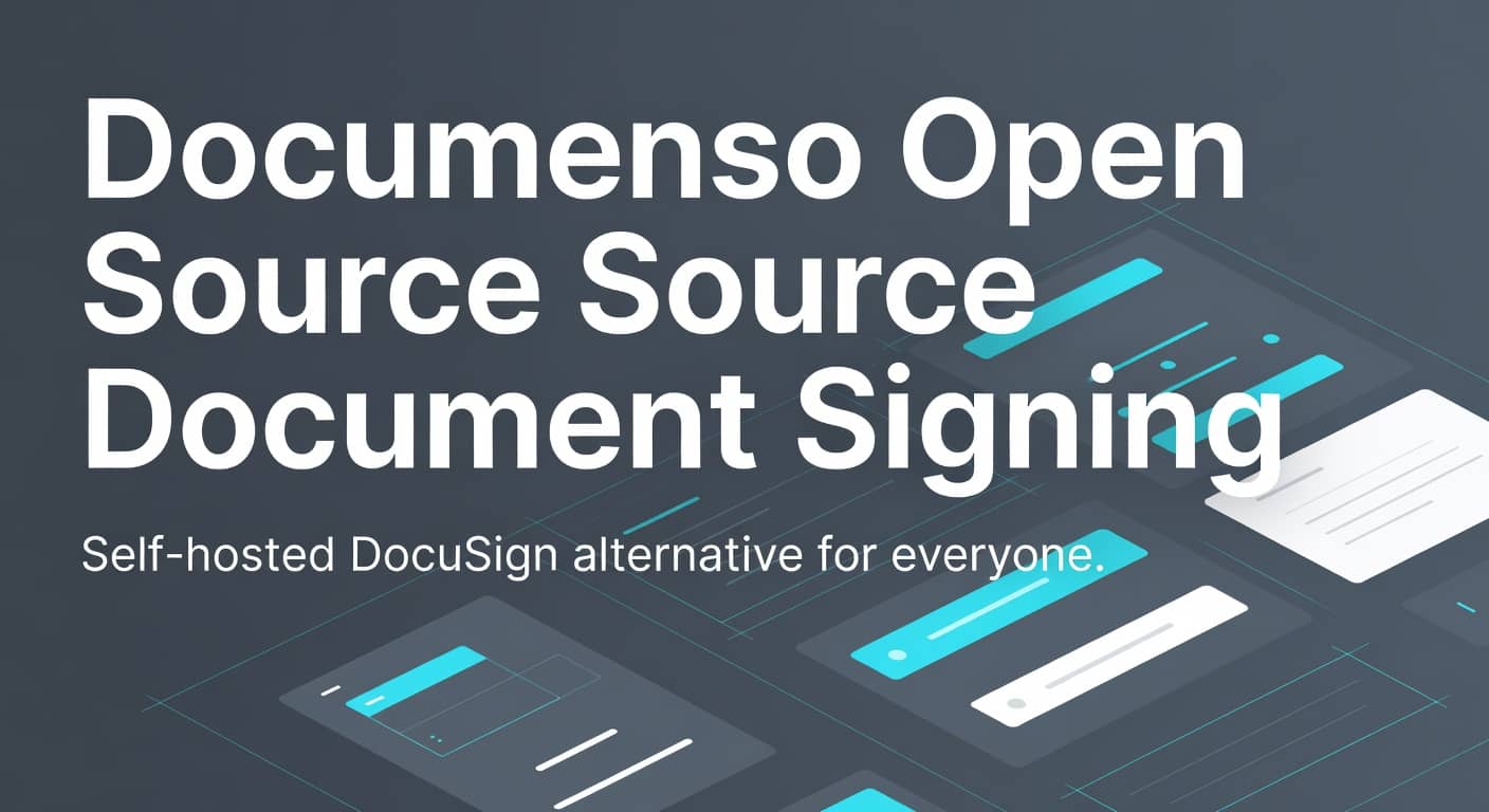 Documenso Open Source Document Signing Platform preview 1