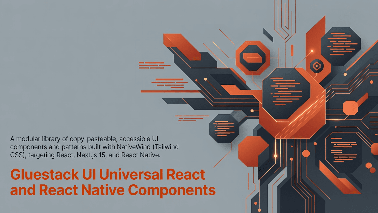 Gluestack UI Universal React and React Native Components preview 1