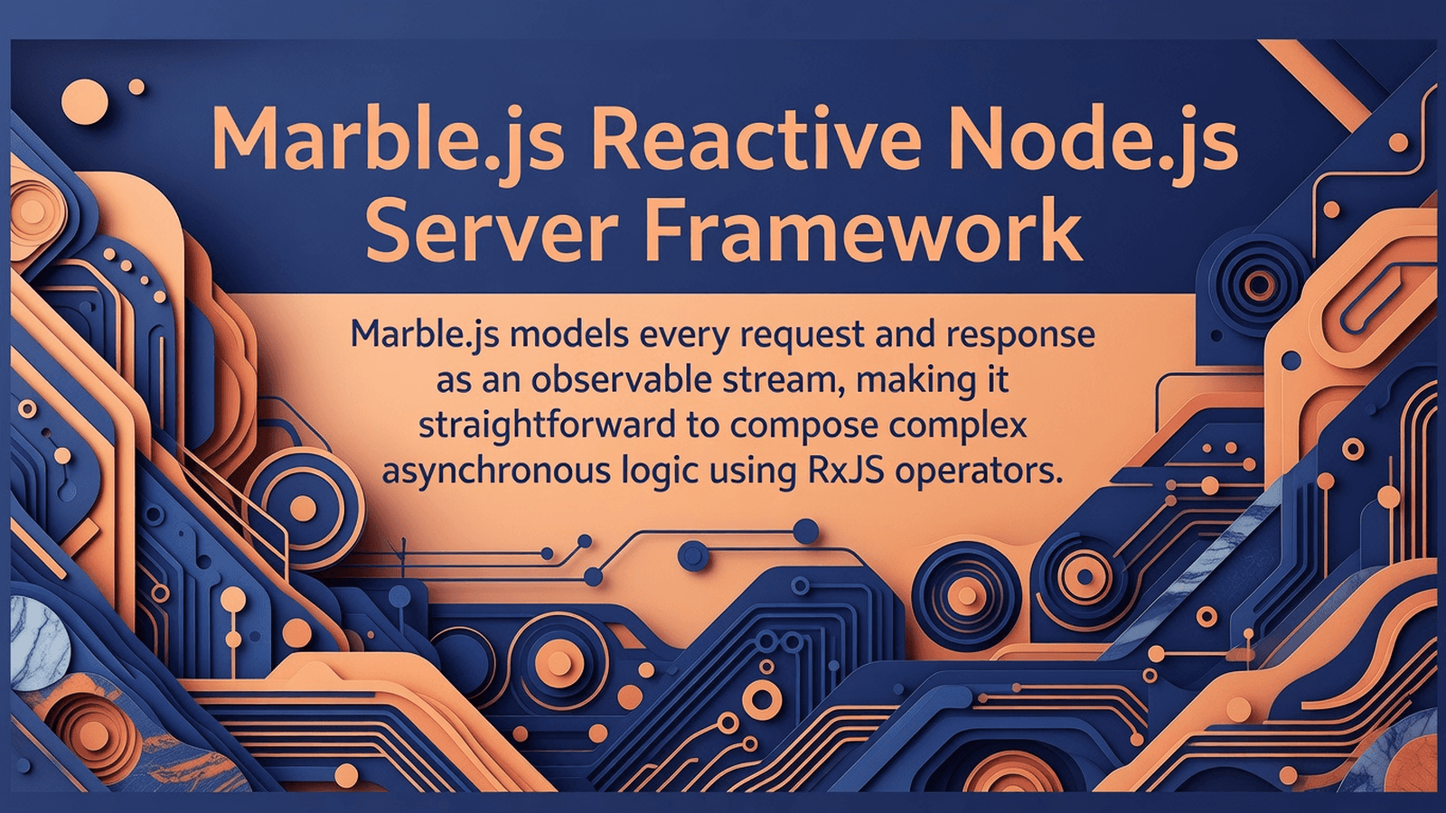 Marble.js Reactive Node.js Server Framework preview 1