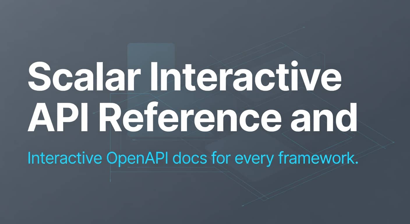 Scalar Interactive API Reference and Client preview 1