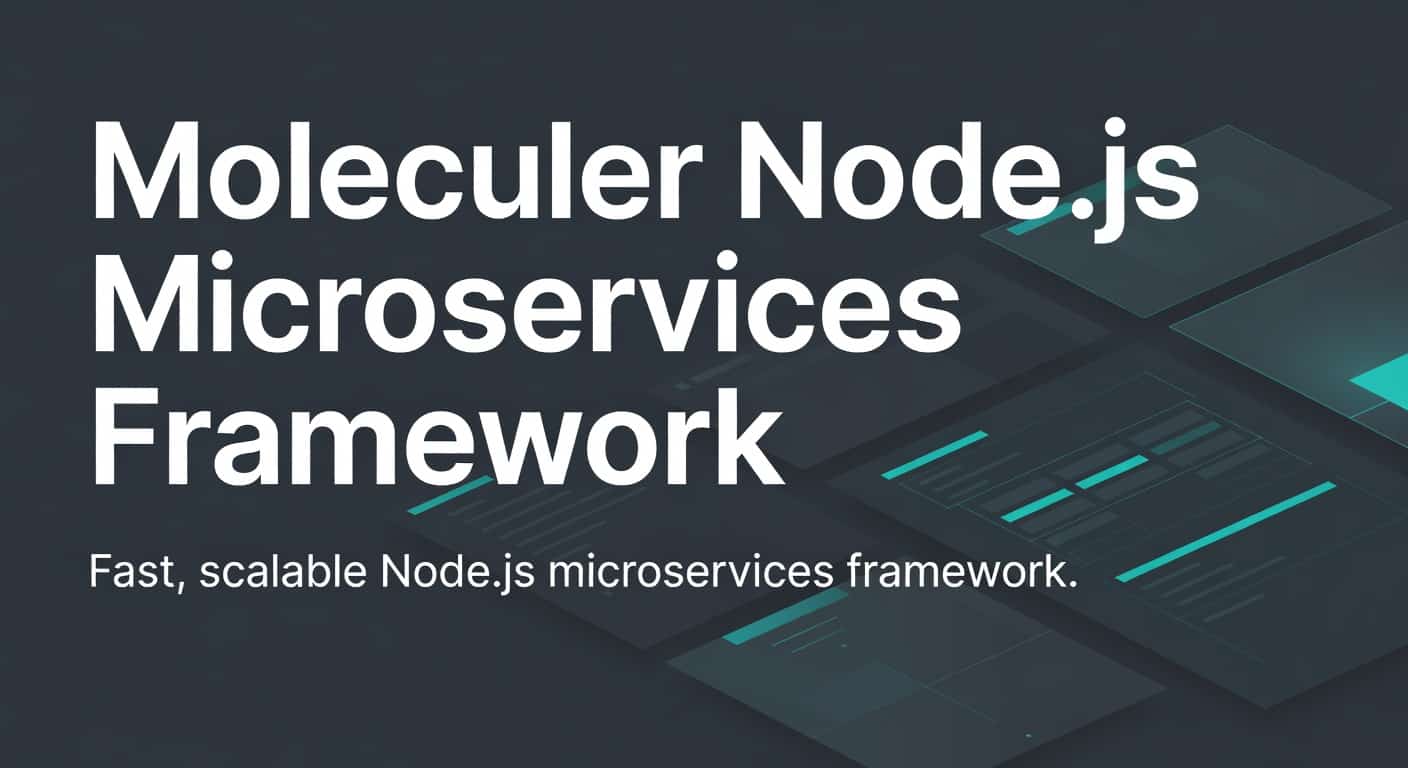 Moleculer Node.js Microservices Framework