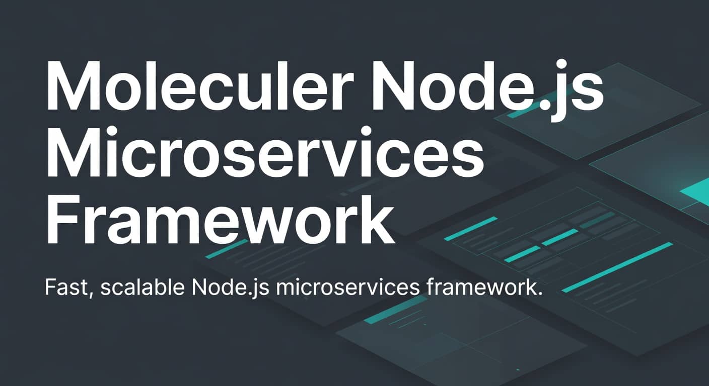 Moleculer Node.js Microservices Framework preview 1