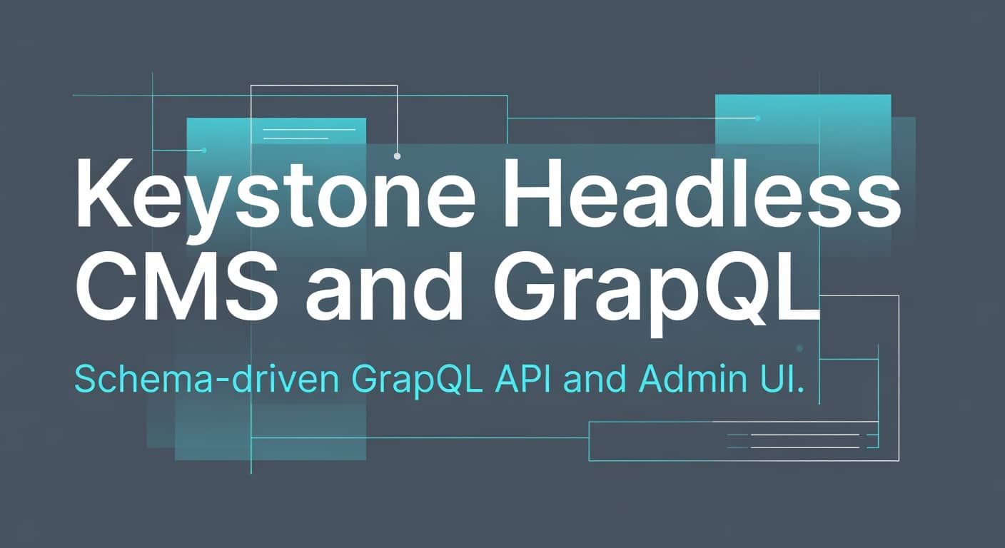Keystone Headless CMS and GraphQL App Framework preview 1