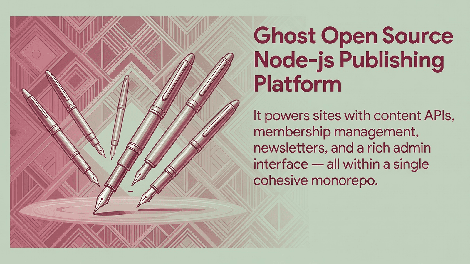Ghost Open Source Node.js Publishing Platform preview 1