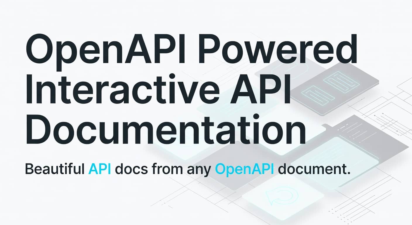 OpenAPI Powered Interactive API Documentation Components preview 1