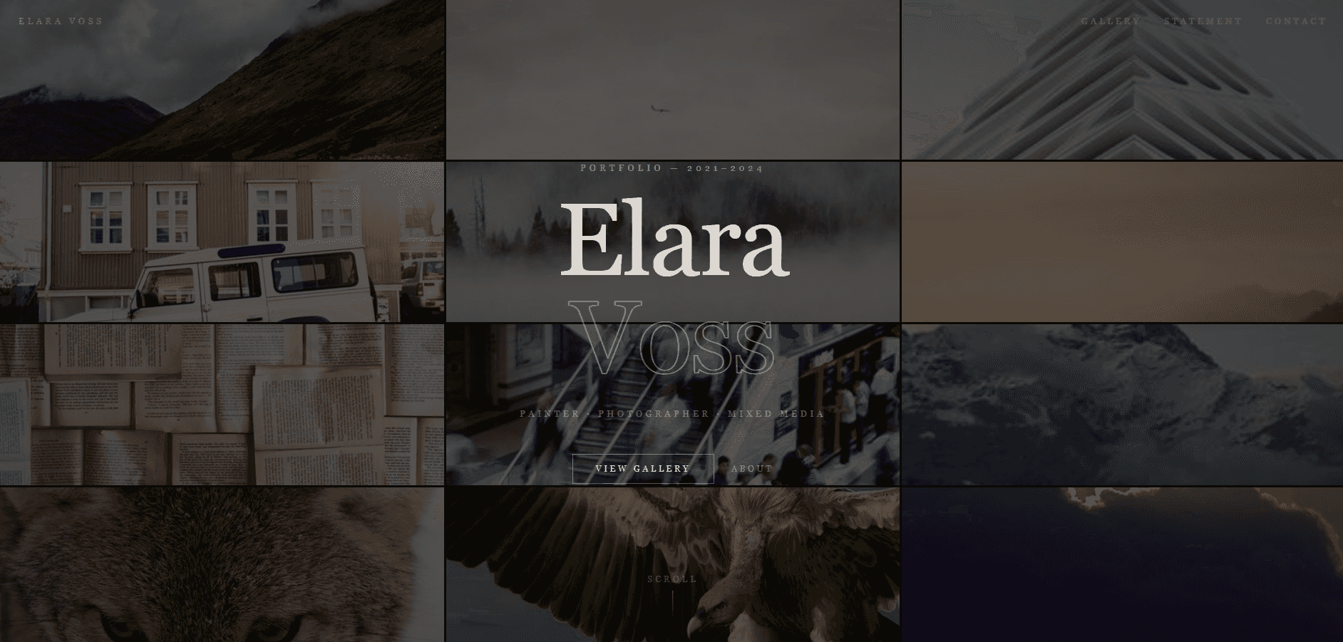 Artist Gallery Design Template