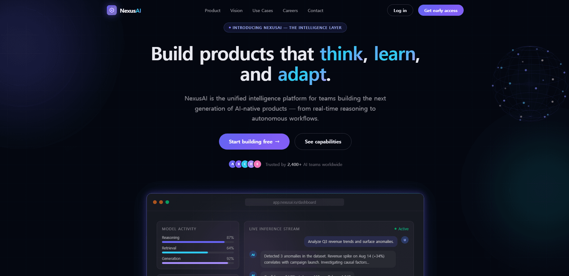 AI Startup Design Template preview 1