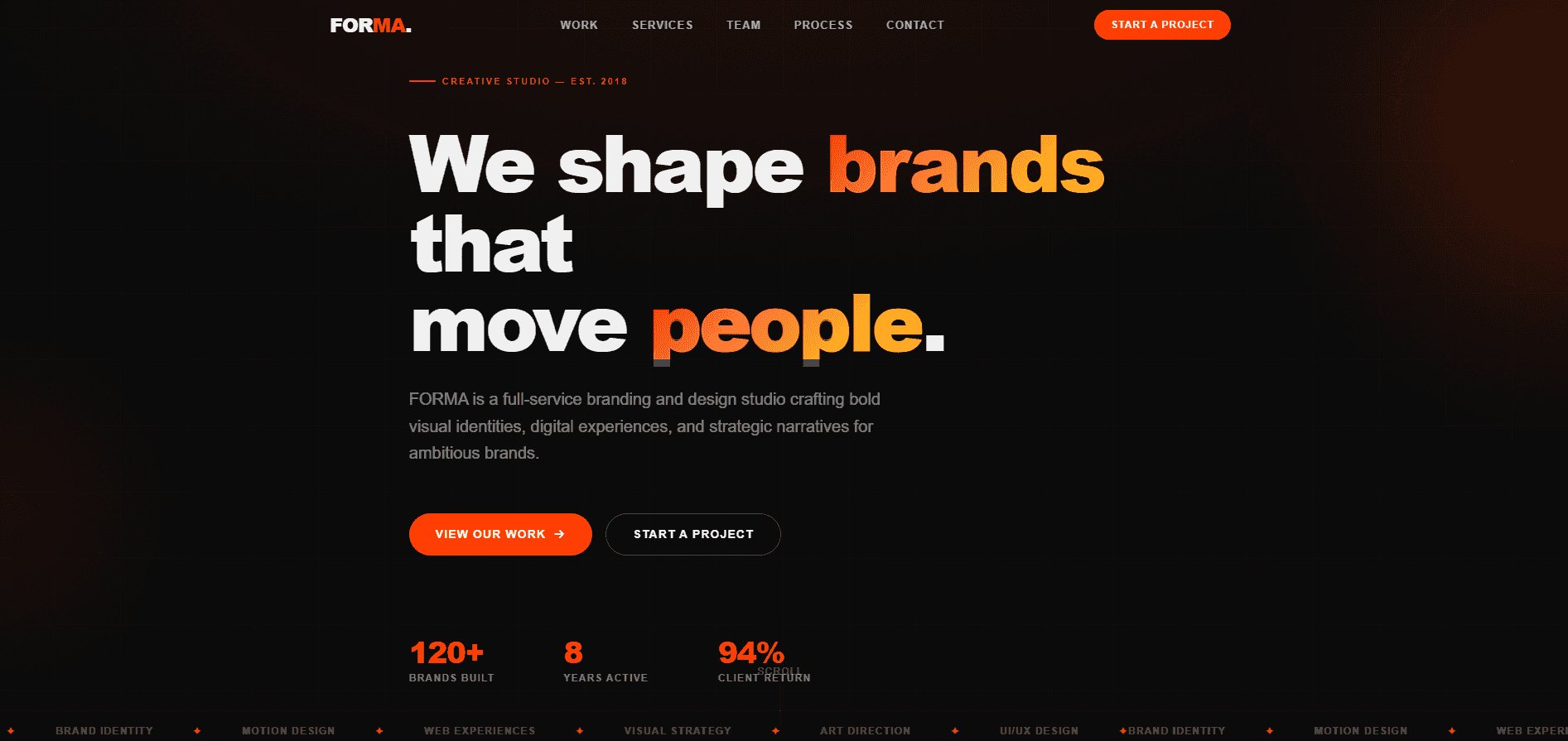 Branding/Design Agency Design Template