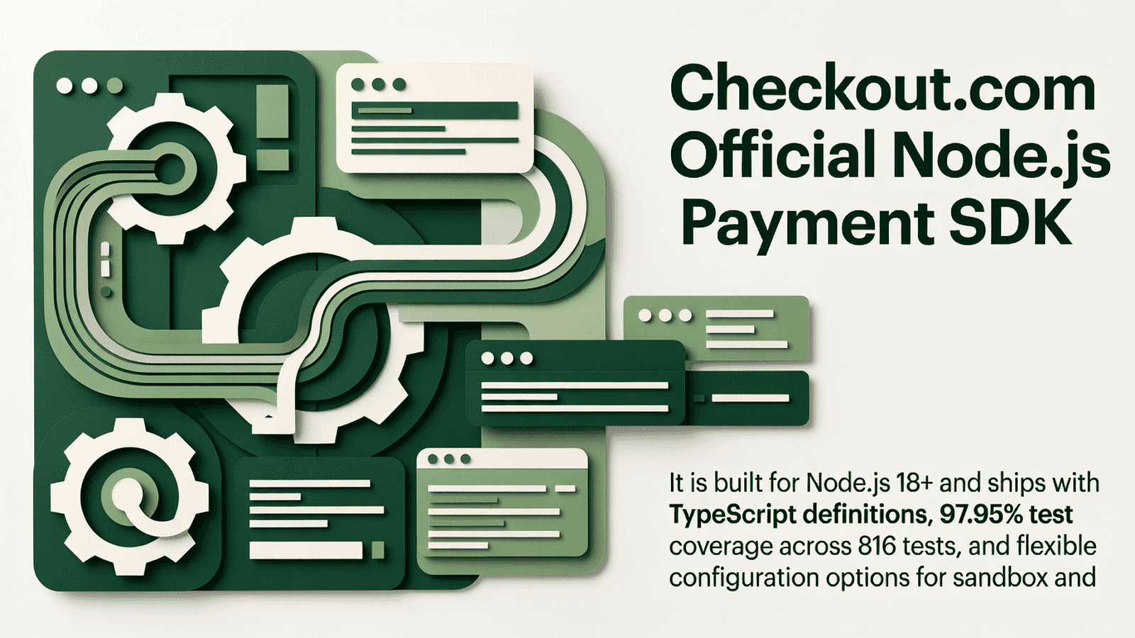 Checkout.com Official Node.js Payment SDK