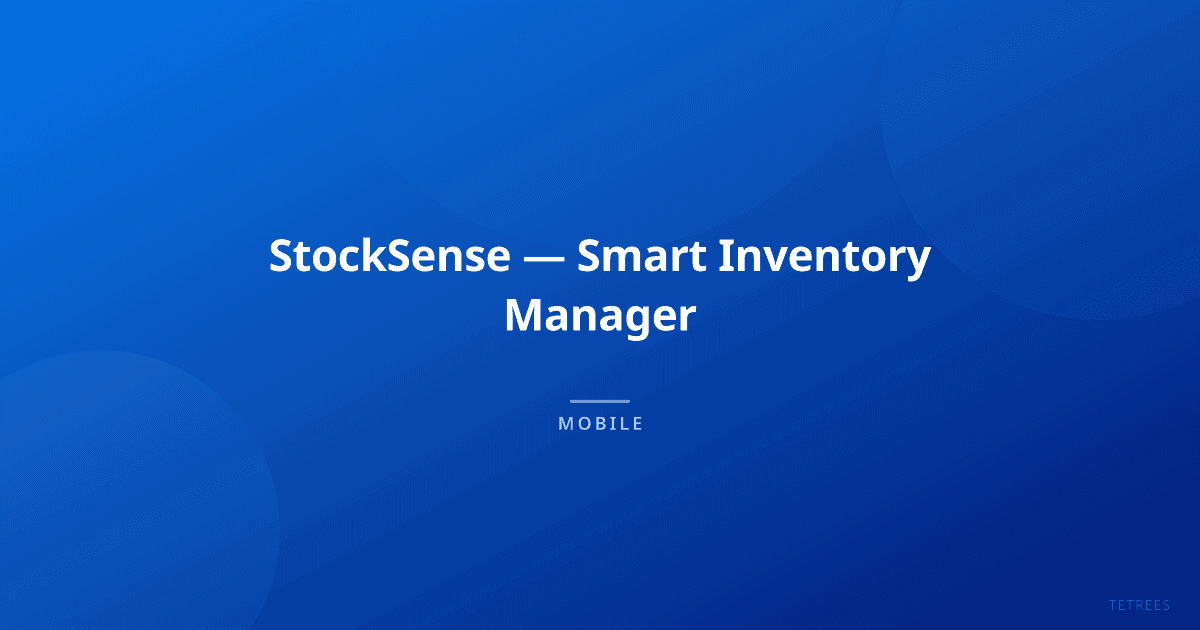 StockSense — Smart Inventory Manager preview 1