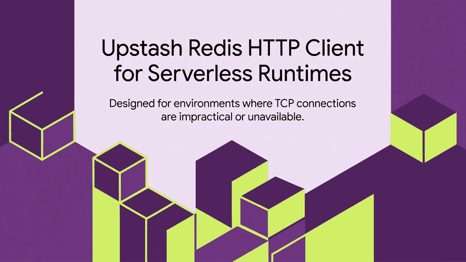 Upstash Redis HTTP Client for Serverless Runtimes
