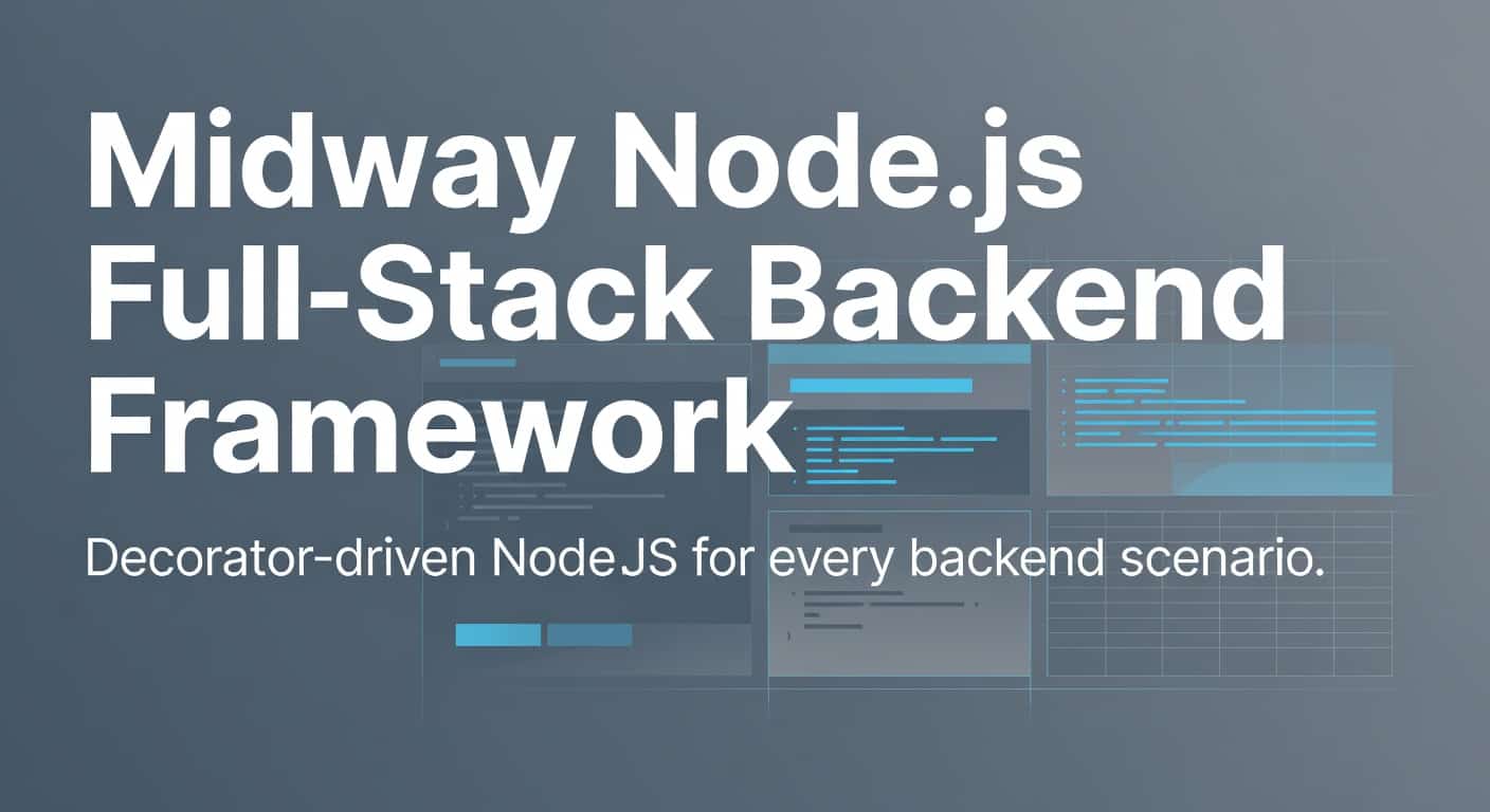 Midway Node.js Full-Stack Backend Framework