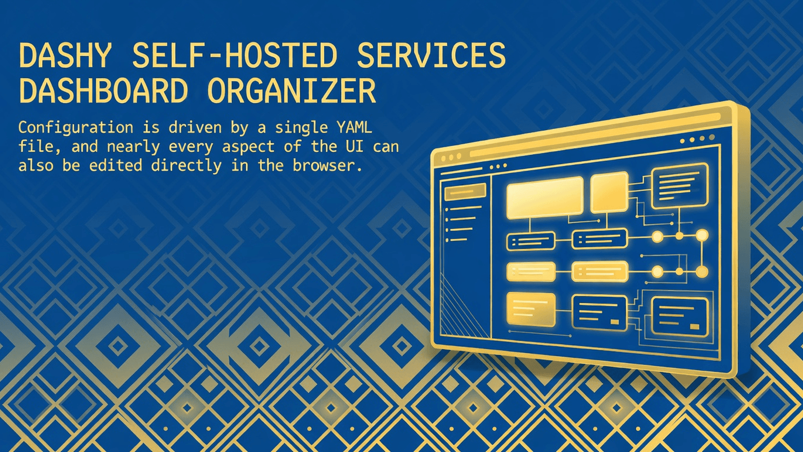 Dashy Self-Hosted Services Dashboard Organizer preview 1