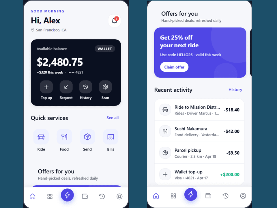 Multiorder App Template preview 1