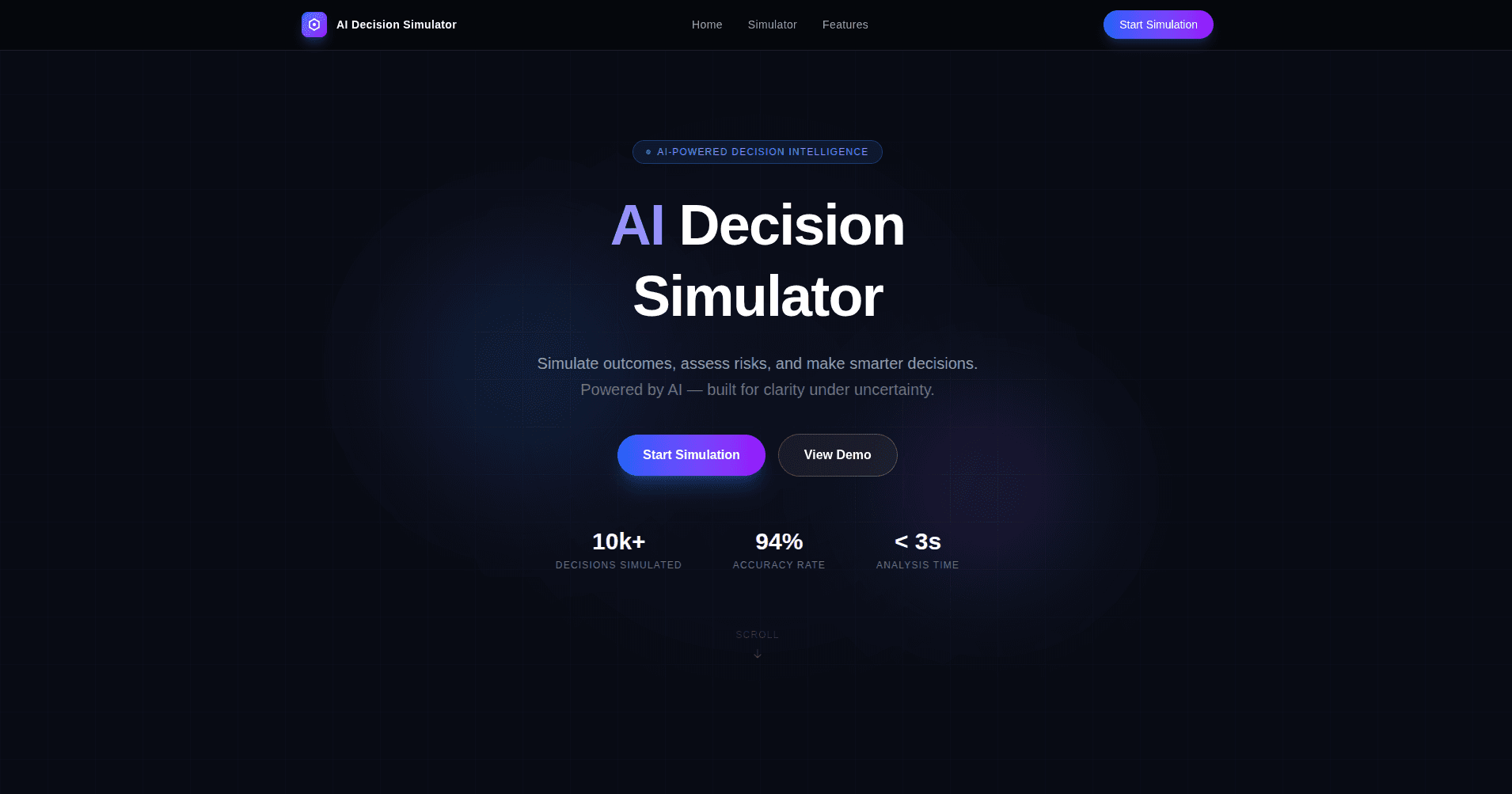 AI Decision Simulator preview 1