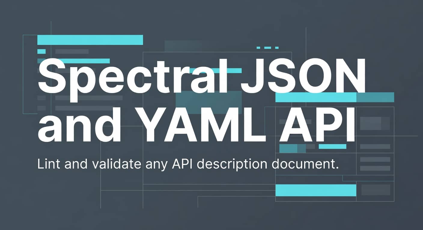 Spectral JSON and YAML API Linting Framework preview 1