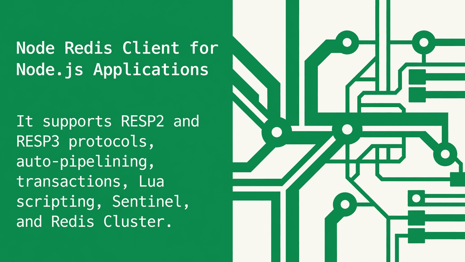 Node Redis Client for Node.js Applications preview 1