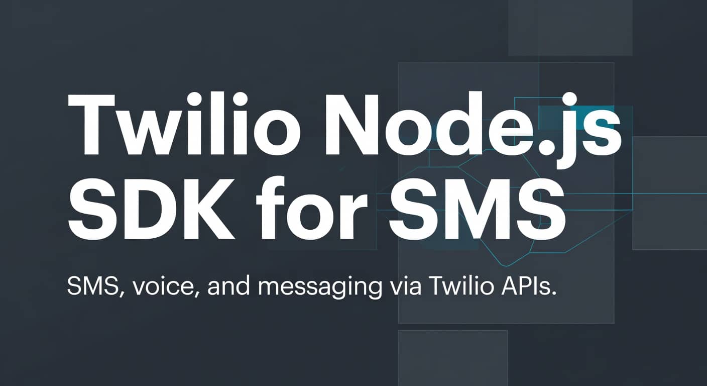 Twilio Node.js SDK for SMS and Voice APIs preview 1