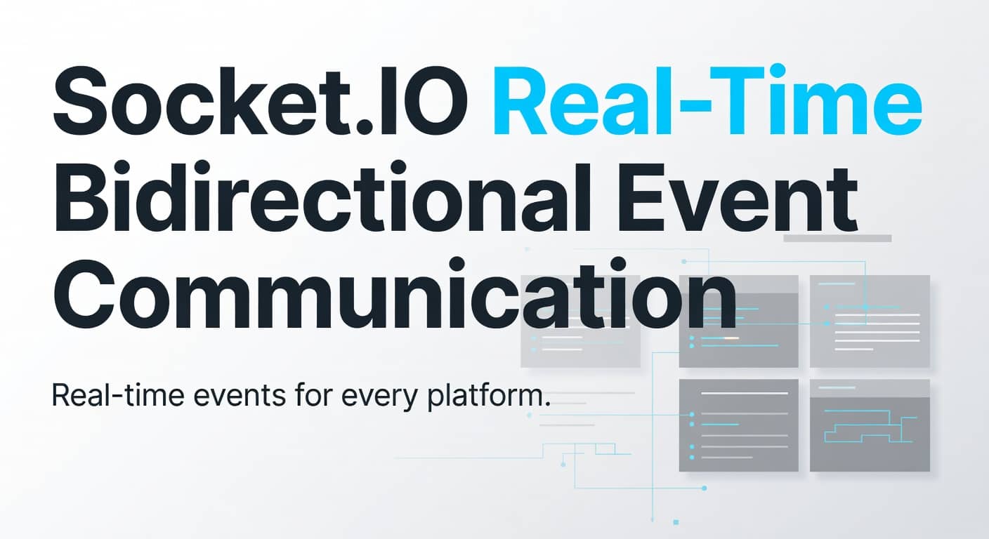 Socket.IO Real-Time Bidirectional Event Communication Library preview 1