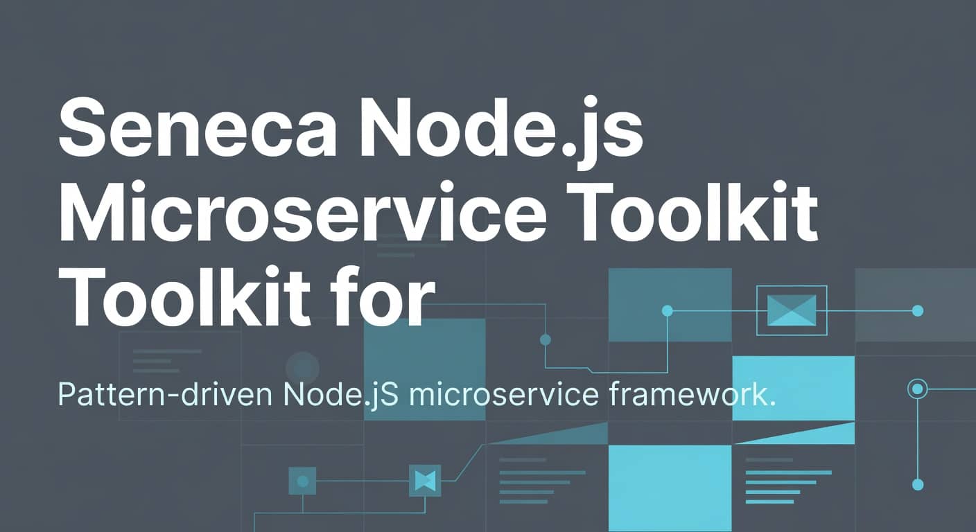 Seneca Node.js Microservice Toolkit for Backends preview 1
