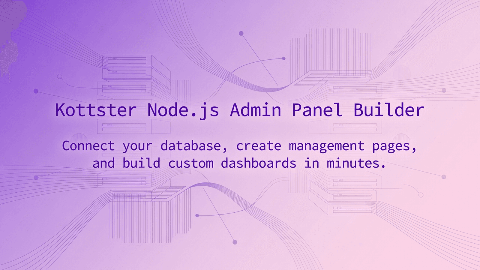 Kottster Node.js Admin Panel Builder preview 1