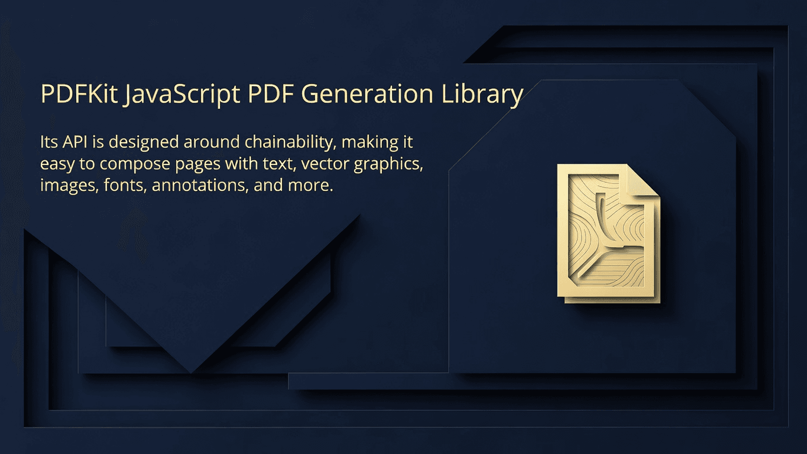 PDFKit JavaScript PDF Generation Library preview 1