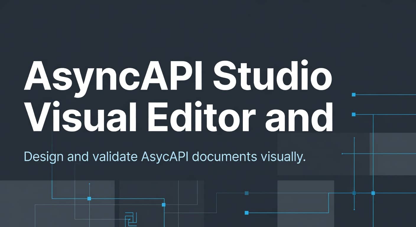 AsyncAPI Studio Visual Editor and Design System preview 1