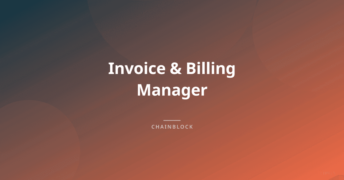 Invoice & Billing Manager preview 1