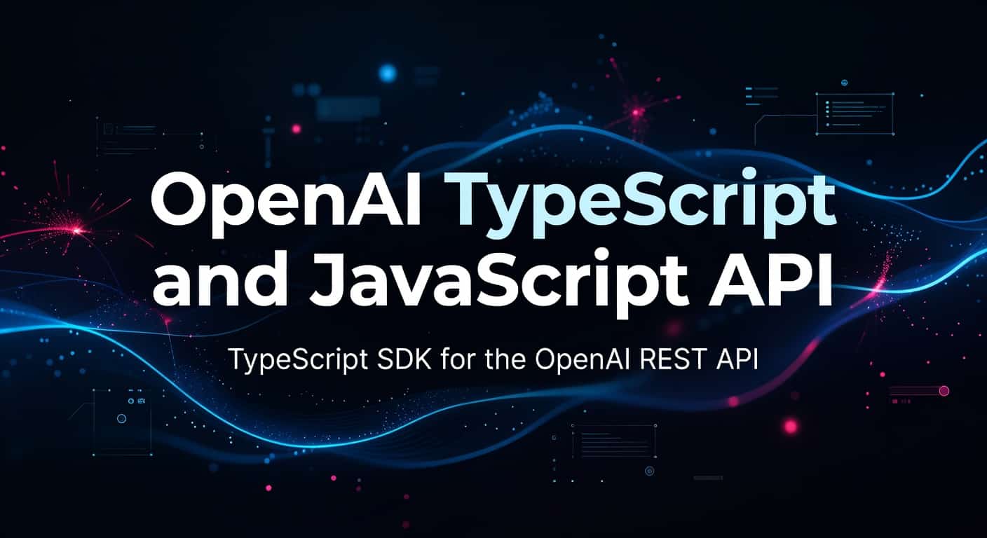 OpenAI TypeScript and JavaScript API Client