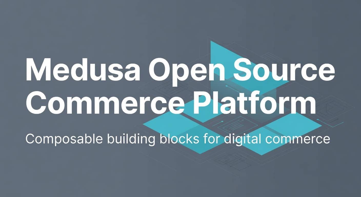 Medusa Open Source Commerce Platform Backend preview 1