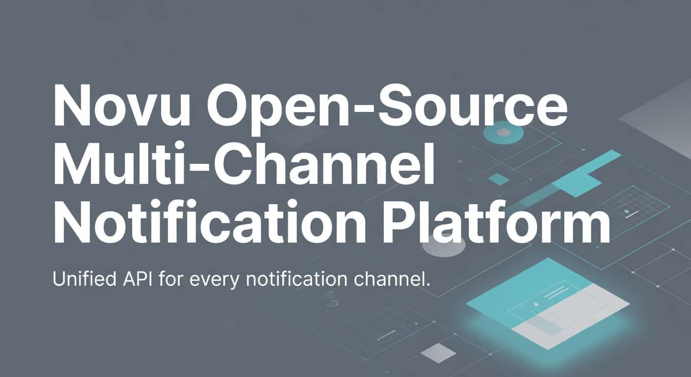 Novu Open-Source Multi-Channel Notification Platform