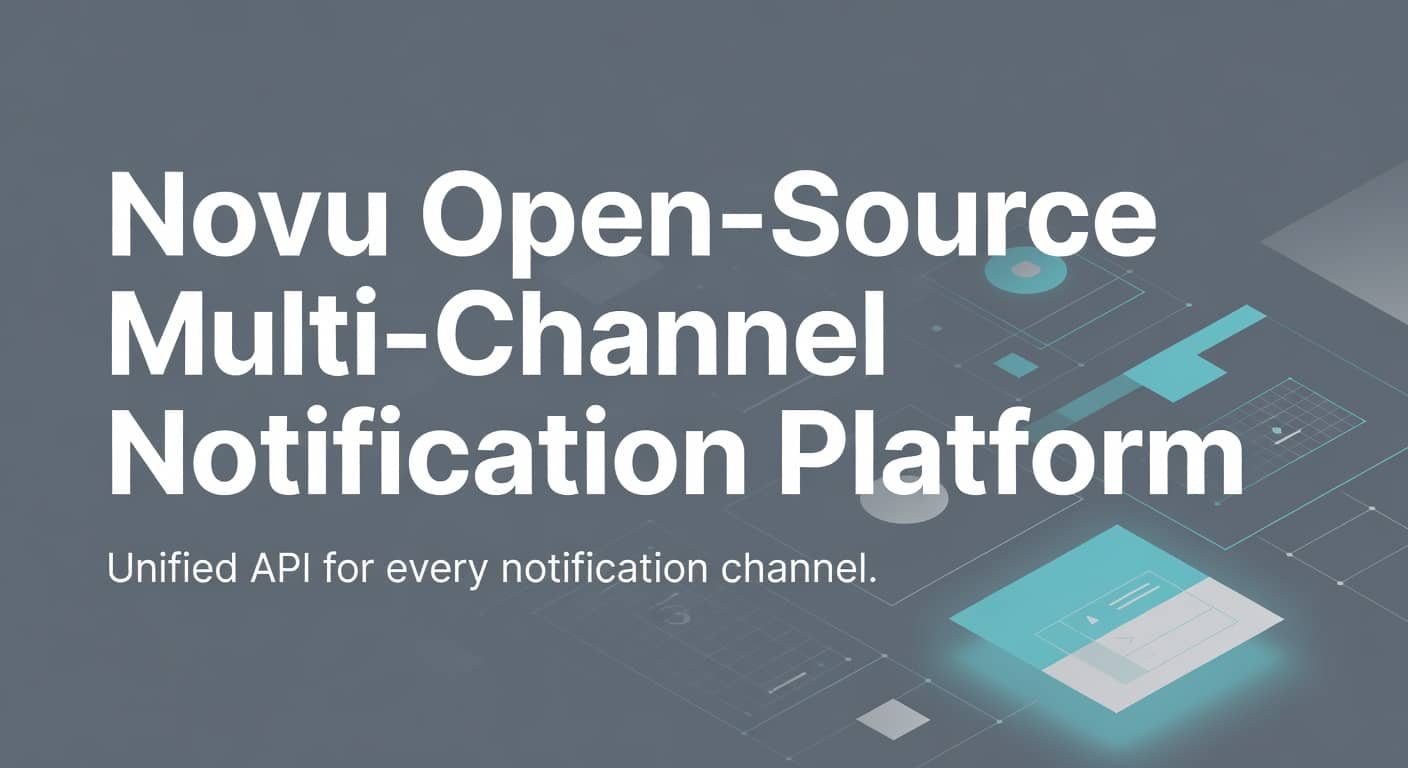 Novu Open-Source Multi-Channel Notification Platform preview 1