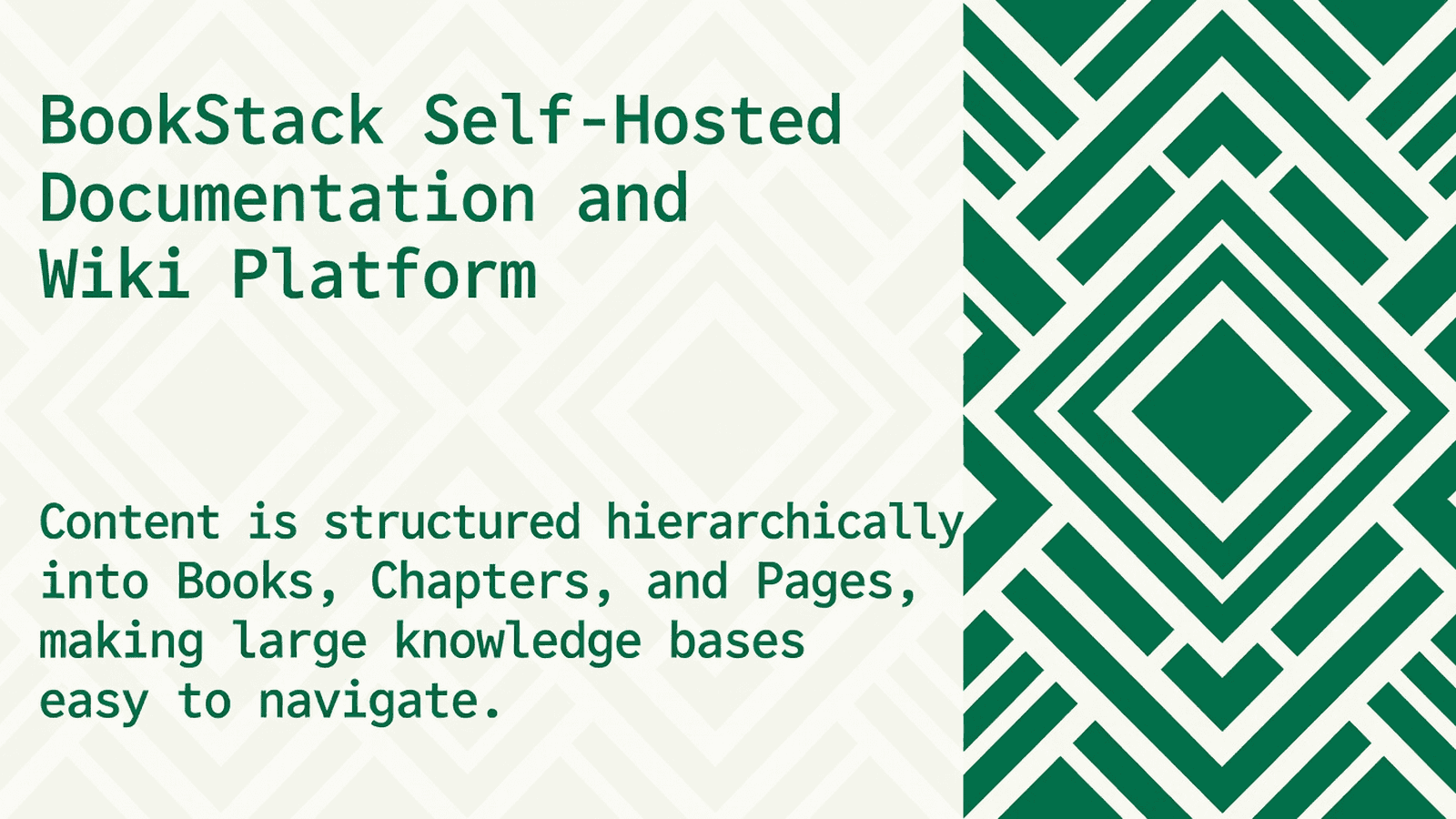 BookStack Self-Hosted Documentation and Wiki Platform