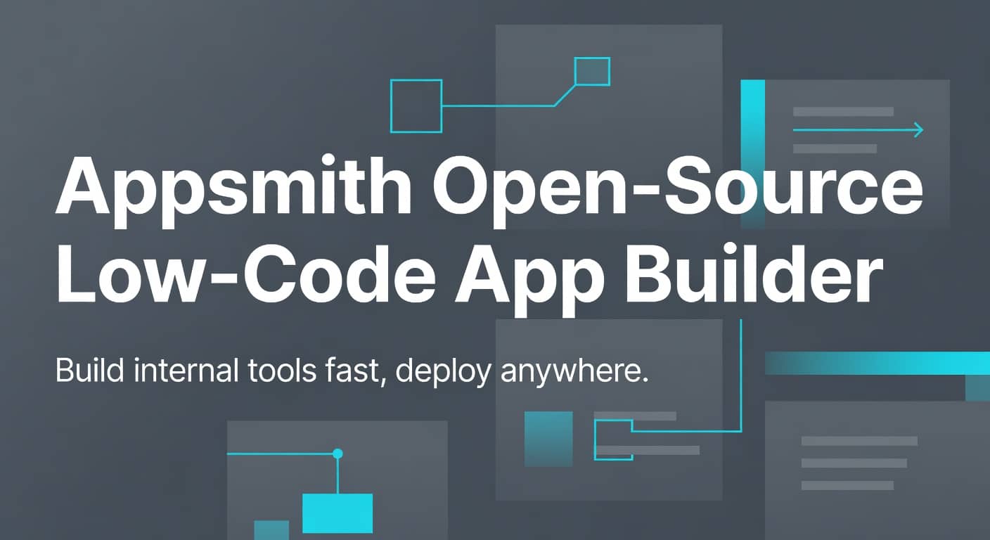 Appsmith Open-Source Low-Code App Builder preview 1