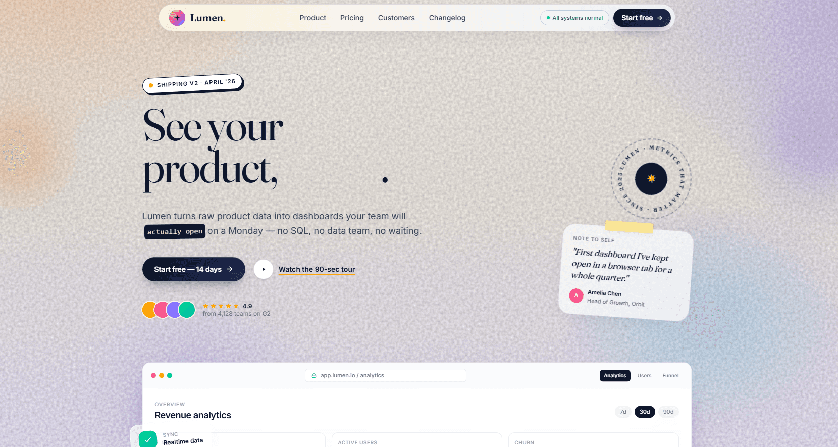 SaaS Sales Landing Page