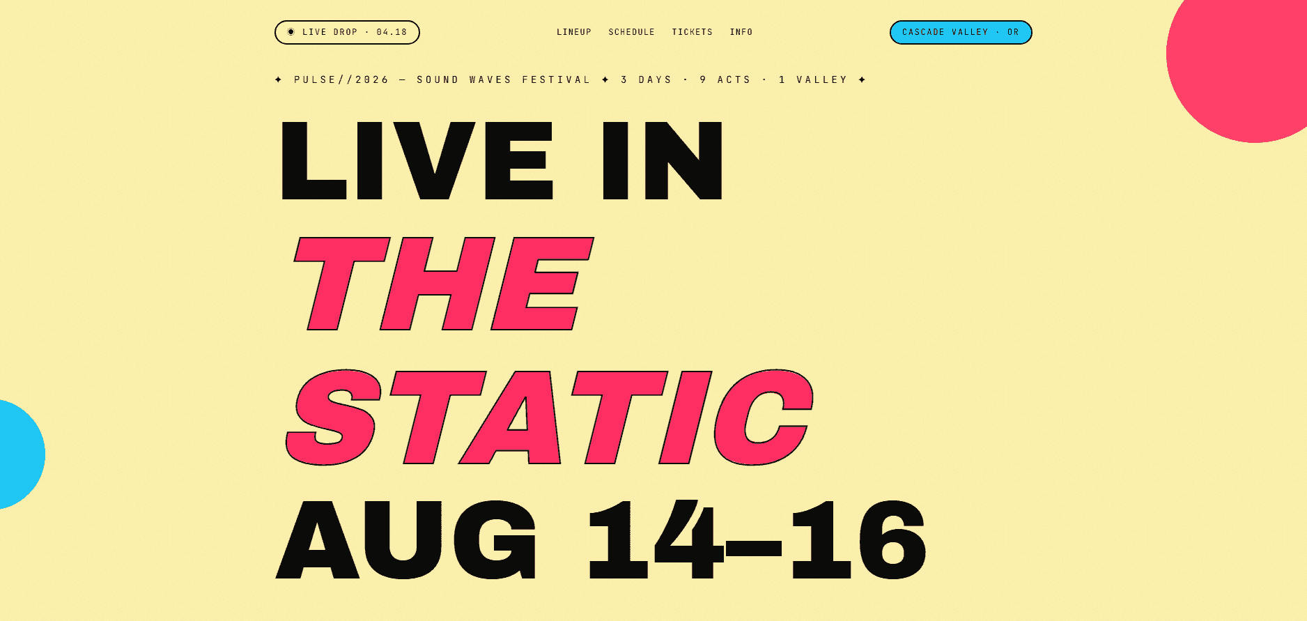 Event/festival Promo Design Template