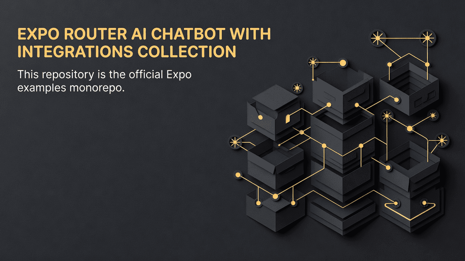 Expo Router AI Chatbot with Integrations Collection