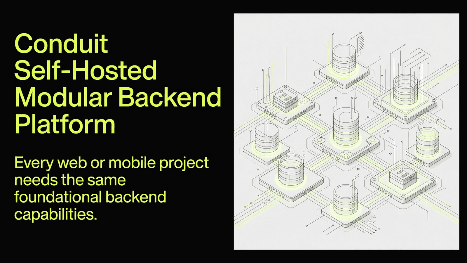 Conduit Self-Hosted Modular Backend Platform