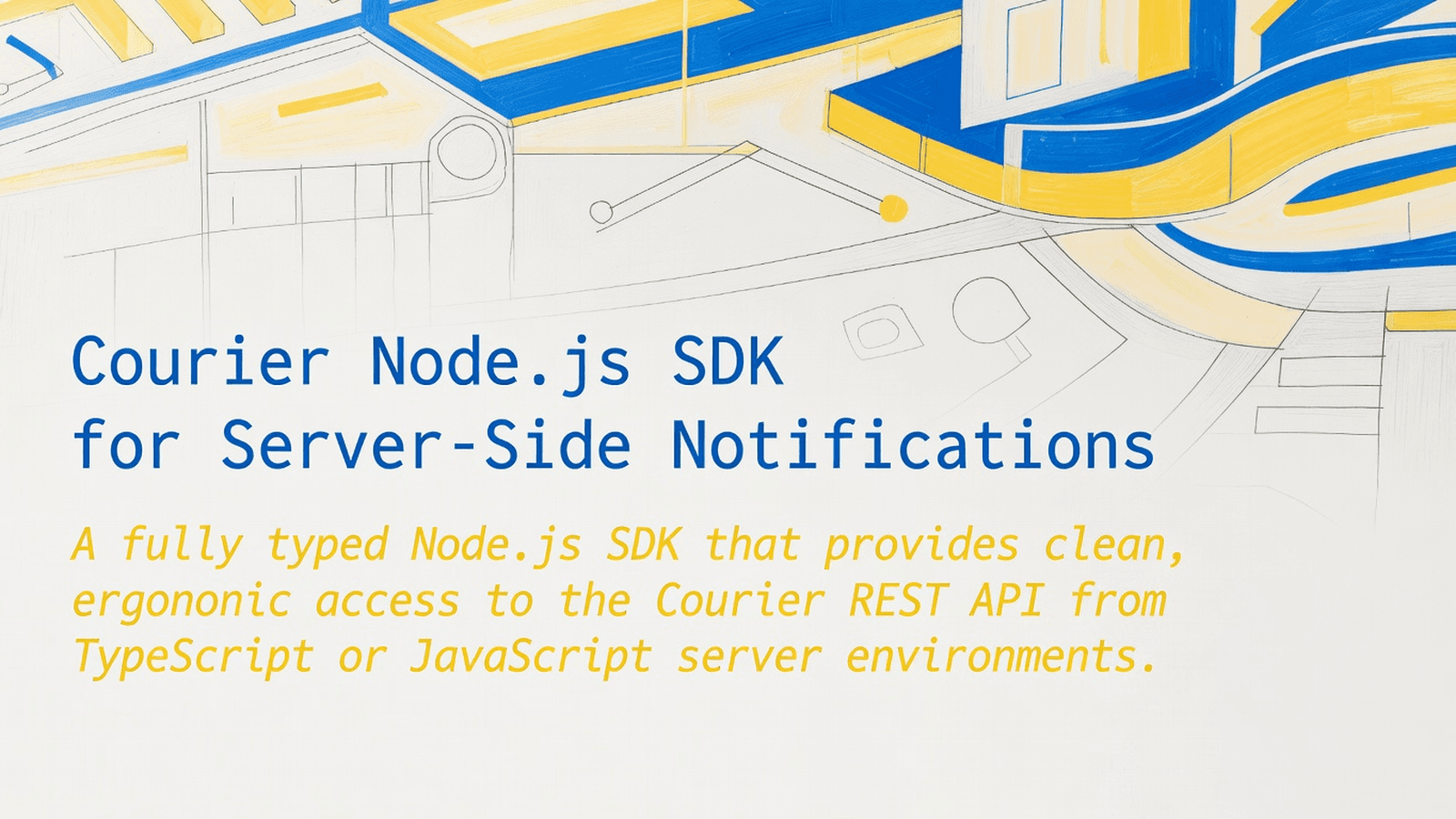 Courier Node.js SDK for Server-Side Notifications preview 1