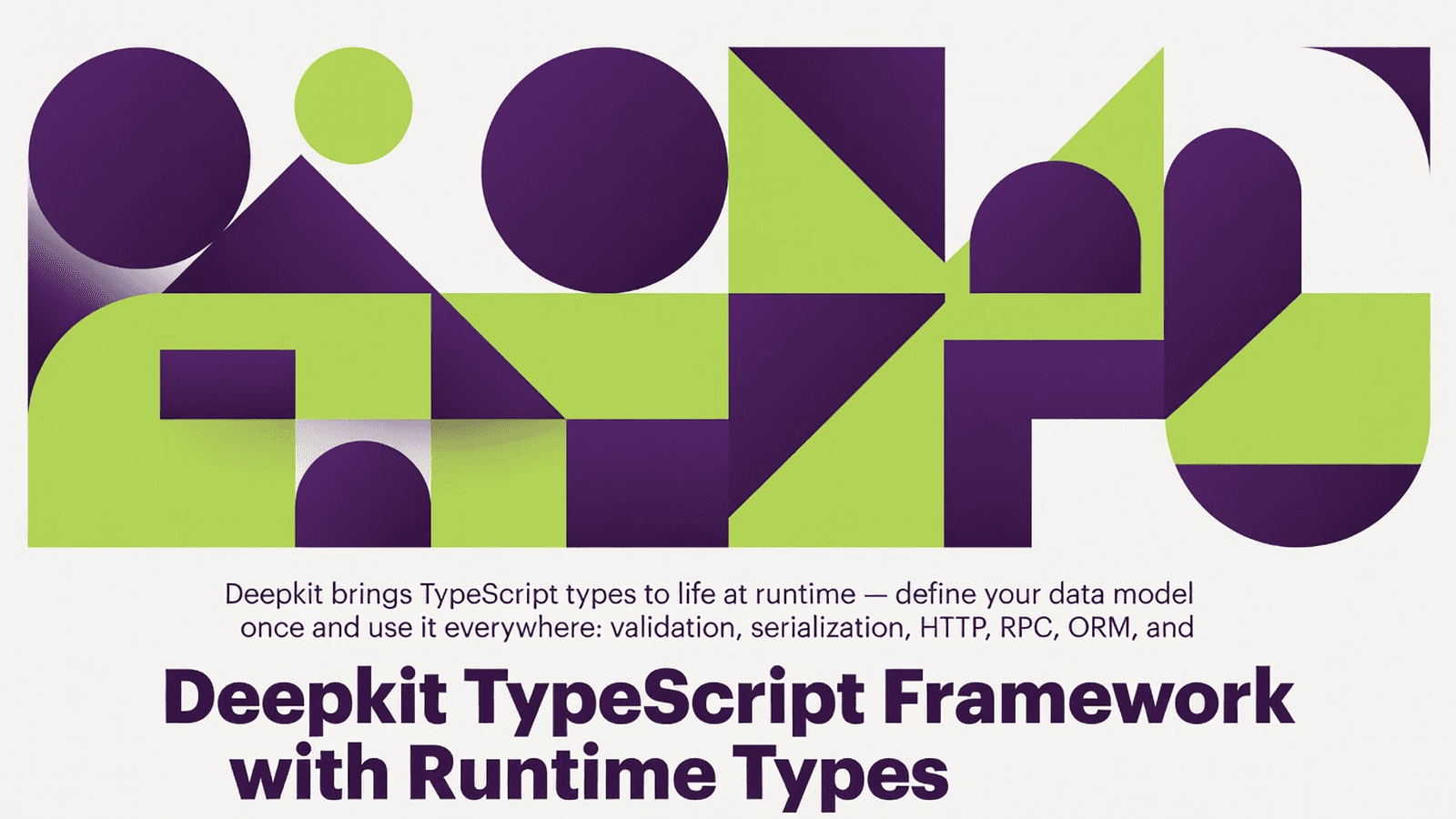 Deepkit TypeScript Framework with Runtime Types preview 1