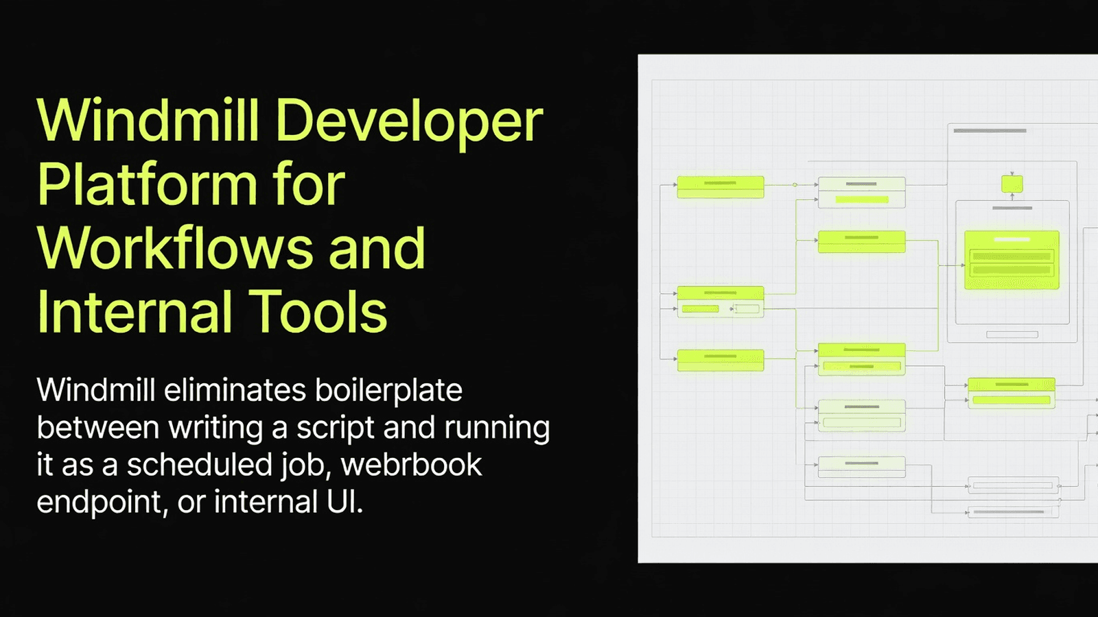 Windmill Developer Platform for Workflows and Internal Tools preview 1