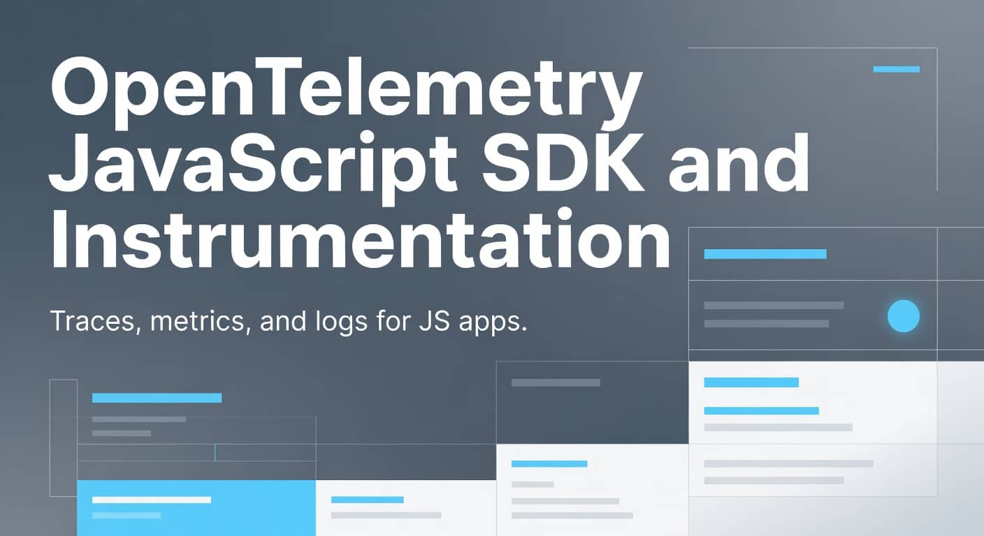 OpenTelemetry JavaScript SDK and Instrumentation preview 1